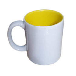 Caneca Somente com Interior AMARELA